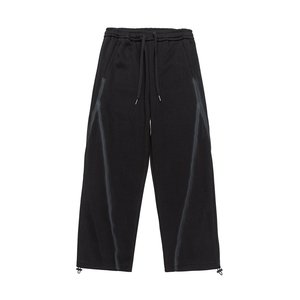 <span class=keywords><strong>Pantalon</strong></span> droit pour <span class=keywords><strong>homme</strong></span> en coton avec cordon de serrage, style jogger, à revers, décontracté, grandes tailles, coupe ample et décontractée, 6XL 7XL - Product Image 1
