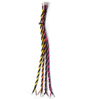 Ensemble de fils de connexion torsadés multicolores personnalisés pour équipement d'automatisation industrielle OEM