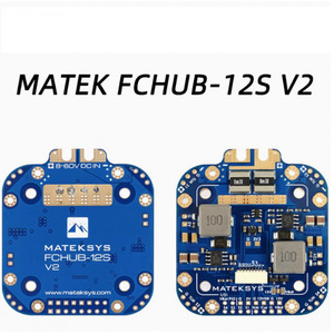 Carte de distribution <span class=keywords><strong>d</strong></span>'alimentation MATEKSYS FCHUB-12S PDB 3-12S haute tension 440A avec capteur de courant et régulateurs 5V/5A 12V/4A pour drone FPV - Product Image 1