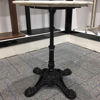 Pieds de table robustes de style vintage, pieds en forme de griffe de tigre, base de table en fonte, base de table en laiton pour salle à manger, bistrot, café, intérieur, base de table en métal