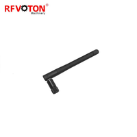 Antenne Wifi à Polarité Inversée GSM RP, Prise Mâle SMA, Macho 3db 868M 2.4G, Communications, Antenne Pliante, Noir, Directement de l'Usine