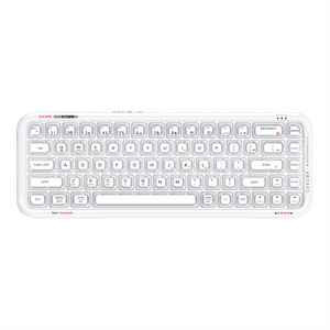 Teclado Moffii 711 semitransparente de tres modos con retroiluminación RGB inalámbrica de membrana para uso en oficina - Product Image 1