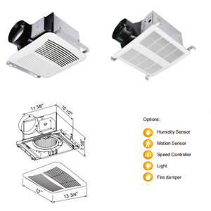 Bluetooi-kích hoạt Quạt thông gió với loa không dây cho phòng tắm âm nhạc trực tuyến - Product Image 3