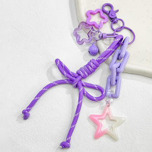 พวงกุญแจเชือ<span class=keywords><strong>ก</strong></span>ถั<span class=keywords><strong>ก</strong></span><span class=keywords><strong>ส</strong></span>ีม่วงสุดฮิต <span class=keywords><strong>ส</strong></span>ไตล์ Y2K พร้อมจี้อะ<span class=keywords><strong>ค</strong></span>ริลิ<span class=keywords><strong>ก</strong></span>รูปดาว  <span class=keywords><strong>ส</strong></span>าย<span class=keywords><strong>ค</strong></span>ล้อง<span class=keywords><strong>ก</strong></span>ระเป๋าแฟชั่น พวงกุญแจเชือ<span class=keywords><strong>ก</strong></span>พาราคอร์ดรูปโบว์ พร้อมกระดิ่งดอ<span class=keywords><strong>ก</strong></span>ไม้ <span class=keywords><strong>ส</strong></span>ำหรับเป็นของขวัญผู้หญิง - Product Image 5