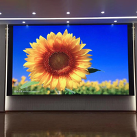 Écran de studio TV LED de scène intérieure HD P4 P3.076 Panneau mural vidéo LED d'intérieur haute définition