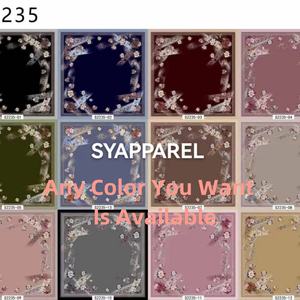 Excellente qualité femmes doux plaine mousse crêpe Hijab luxe Premium Jersey imprimé châle écharpe en gros <span class=keywords><strong>Voile</strong></span> matériel - Product Image 6