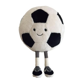 Peluche <span class=keywords><strong>de</strong></span> football haut <span class=keywords><strong>de</strong></span> gamme, série sportive, en coton PP, anti-stress et apaisante, modèle Amuseable Soccer Ball, assortie aux chaussures - Product Image 6