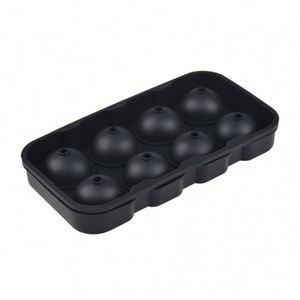 Food Grade Silicone Ice Ball Maker Tray With Lid BPA Free Reusable Easy Release Dishwasher Safe Flexible Eco-Friendly - Product Image 1
