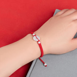 หยกพม่าธรรมชาติ หยกเจไดต์ ปิงอัน บัคเคิล สร้อยข้อมือหยกถัก สำหรับผู้ชายและผู้หญิง หยกขายส่งทั่วไป SL11 - Product Image 3