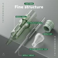 10 aiguilles jetables pour cartouche de tatouage, tailles mixtes RL RS M1, tailles assorties pour stylo de tatouage