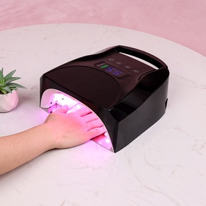 Sản xuất 96 Watts dài thời gian làm việc có thể sạc lại không dây <span class=keywords><strong>LED</strong></span> UV Nail Lamb thuận tiện sử dụng trong ánh sáng màu hồng - Product Image 1