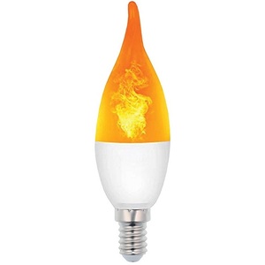 Bombilla LED E14 de 3W con Efecto de Llama, Luz Cálida de 1400K, Iluminación Decorativa - Product Image 1