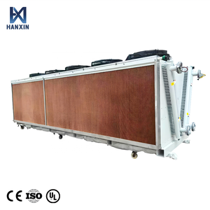 Refroidisseur adiabatique industriel à conception en V, tubes en cuivre et ailettes en aluminium pour le refroidissement par immersion des centres de données, doté de fonctionnalités intelligentes - Product Image 1