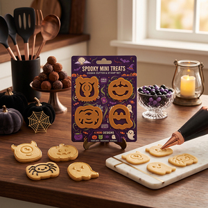 Mini emporte-pièces <span class=keywords><strong>de</strong></span> Noël en plastique, moule et embosseur pour biscuits en pâte à sucre, emporte-pièces pour argile polymère et mini emporte-pièces pour boucles d'oreilles en argile - Product Image 5