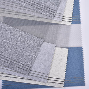 ستائر زيبرا أفقية مخصصة من مصنع شاوشينغ، 100% بوليستر، معتمة، بلون واحد، نسيج ستائر دوارة للنوافذ الفرنسية يدوية التشغيل - Product Image 3