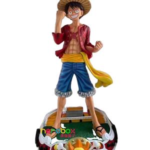 Hoge Kwaliteit Anime Figuur Hars Standbeeld Een Stuk Karakter Levensgrote 1:1 Luffy Actiefiguur Voor Decor Anime Sculptuur