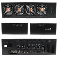 Serveur Rig 12GPU Open Air Rig Frame Rig Case Rack Jusqu'à 12 GPU avec carte mère alimentation CPU Mémoire