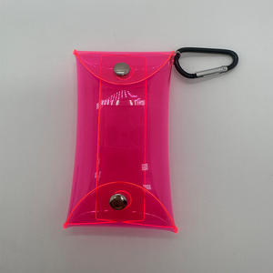 Sac d'emballage en PVC transparent personnalisable avec bouton-pression au fond et sur les côtés pour l'emballage de cadeaux, sac à crochet - Product Image 4