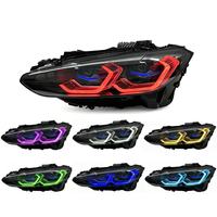 Phares LED RGB en gros pour BMW Série 4 G22 G23 G26 2021-2023 – Vente directe usine, ensemble de projecteurs DRL colorés (paire)