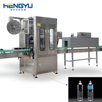 Machine d'étiquetage de manchons rétractables certifiée CE, étiqueteuse automatique à tête unique pour manchons de bouteilles, pour ligne de production de bouteilles d'eau en PET