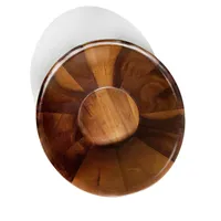 Ensemble de bols à salade en bois d'acacia écologiques et modernes pour la cuisine - Vente en gros avec logo et emballage personnalisés