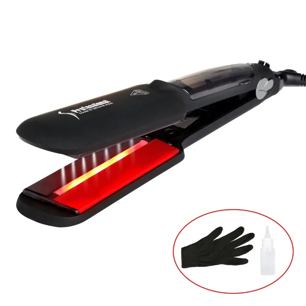 Moda viagem ferramentas de estilo de cabelo doméstico acessível vapor largo infravermelho secador de cabelo modelador alisador elétrico PTC carro popular