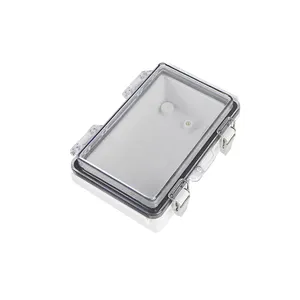 100x150x70mm Transparent Cover PC Cable Junction Box Base Plate Poles Ip67 Waterproof Plastic Box