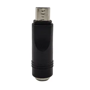 Adaptador de energia para micro USB DC 5521 5.5mm/2.1mm, conversor macho para micro USB, adaptador de energia para micro USB macho para DC 5.5x2.1mm fêmea