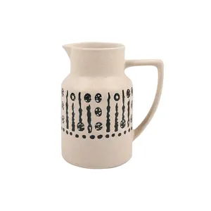 Großer kapazitäts-umweltfreundlicher langlebiger weißer Keramik-Kilch-Kugel 2024 Milch-Kaffeekugel Kaffee-Saft-Wasser-Kugel mit Griff