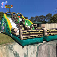 Château gonflable en PVC personnalisable pour parcs à thème, zones d'amusement, grande taille, capacité >500 kg, >10 passagers, 1 an