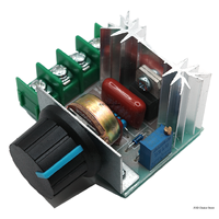 Regulator Tegangan 2000W AC 50-220V Dimmer SCR Pengatur Daya untuk Perbaikan Rumah & Kontrol Kecepatan Motor