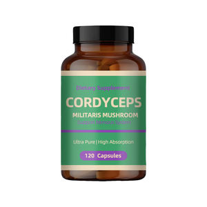 OEM/ODM Cordyceps <span class=keywords><strong>Mycelium</strong></span> Capsule Suppléments à base de plantes Booster immunitaire Cordyceps Sinensis - Product Image 1