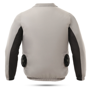 Vinmori In-stock Men 5V USB Powered <strong>Cooling</strong> Fan <strong>Jacket</strong> for Summer High Temp Outdoor Work Fan <strong>Cooling</strong> Cloth - Product Image 3