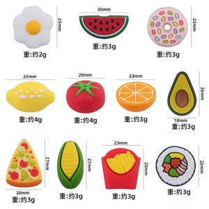 Venta caliente DIY accesorios aperitivos fruta chupete cadena cuentas de silicona dentición bebé colgante para masticar juguete - Product Image 6