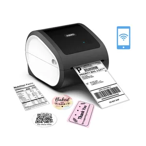 AIMO D520 thermal shipping barcode label printer 4x6 roll label bluetooth with Desktop direct thermal label printer