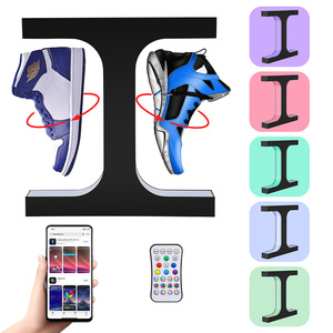 Thời trang triển lãm thương mại giày đứng sản phẩm Sneaker Magnetic levitation nổi Giày hiển thị đứng - Product Image 6