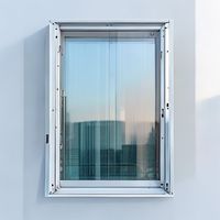 Fenêtre coulissante en aluminium de qualité industrielle avec système de roulement fluide, fenêtre coulissante pour immeuble de grande hauteur
