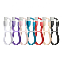 Câble de données USB A vers Type C tressé en nylon, résistant à l'usure, transfert haute vitesse pour smartphones Android