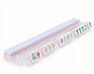Splendid Premium Acrylic Cloisonne Inspired Luxury Style American Standard <b>Mahjong</b> <b>Set</b> for E-commerce Brand Customized <b>Set</b> - Product Image 2