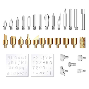 Kit d'outils de <span class=keywords><strong>pyrogravure</strong></span> sur bois, fer à souder, <span class=keywords><strong>pochoir</strong></span>, artisanat, <span class=keywords><strong>pyrogravure</strong></span> 60W - Product Image 5