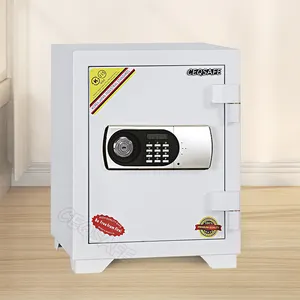 CEQSAFE armoire à clés électronique, serrure numérique, coffre-fort petit coffre-fort biométrique numérique ignifuge, coffre-fort à munitions 10 ans 2 heures CN;GU