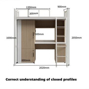 <span class=keywords><strong>Lit</strong></span> <span class=keywords><strong>superposé</strong></span> <span class=keywords><strong>en</strong></span> fer forgé Bilido pour dortoir scolaire, appartement, meubles <span class=keywords><strong>en</strong></span> acier et bois combinés <span class=keywords><strong>avec</strong></span> armoire et <span class=keywords><strong>bureau</strong></span> - Product Image 5