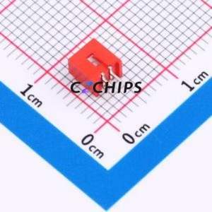 ZX-MX1.25-2PZZ-R Wire-to-Board Pin Header Through hole,P=1.25mm Connector 1x2P 1.25mm Through Hole PicoBlade (MX 1.25) - Product Image 2
