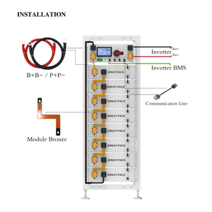 Modular 20.48kWh <b>Rack</b> Battery for Industrial Backup 204.8V Lithium Storage System BMS Support Off-Grid Connection - Product Image 4