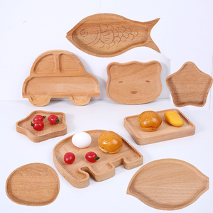 <span class=keywords><strong>Assiette</strong></span> <span class=keywords><strong>en</strong></span> <span class=keywords><strong>bois</strong></span> <span class=keywords><strong>pour</strong></span> bébé <span class=keywords><strong>en</strong></span> forme de dessin animé mignon, plateaux de service <span class=keywords><strong>pour</strong></span> enfants, surface vernie écologique, épaisseur de 2 cm - Product Image 1