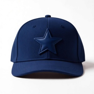 Gorra Snapback Injae Vina de Lona Personalizada con Parche de Cuero de Estrella, Transpirable, Ajustable, de Alto Rendimiento, Moderna, para Ciclismo al Aire Libre - Product Image 5