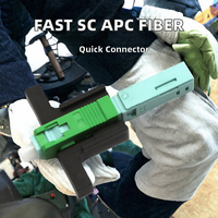 Connecteur Optique Rapide TTI Fibre SC APC UPC à Prix Abordable pour Câble de Descente, Connexion Rapide FTTH FTTR, Prise en Charge Usine