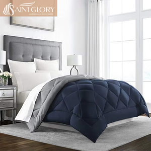 2025 Sang Trọng Đơn Giản Polyester Duvet Mềm <span class=keywords><strong>C</strong></span>ó Thể Đảo Ngượ<span class=keywords><strong>c</strong></span> Khâu Sợi Nhỏ Làm Đầy Comforter Mềm Chăn Chăn Và Chăn - Product Image 5