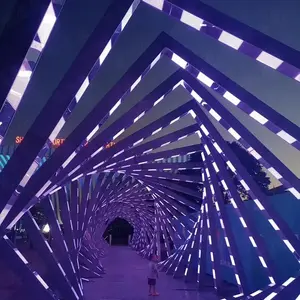 Erstaunlicher Eingang Arch Hintergrund Tunnel Hochzeit Led Tor Dekoration für Gehweg Dekor Event verkaufen