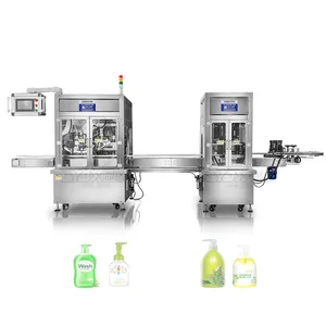 CYJX Full Automatic Fruit Paste Thick Jam Honey Jar Can Bottle Washing Filling And Capping Machine For Production Line